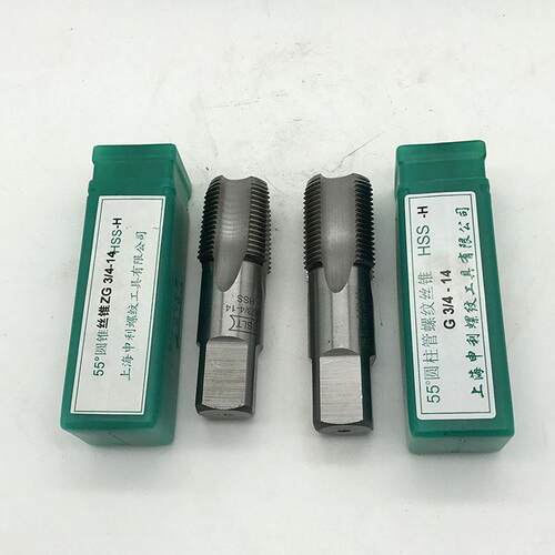 上海申利管螺纹丝攻机用丝锥PT NPT1/8 1/4 3/8 1/2 3/4 1/16锥管
