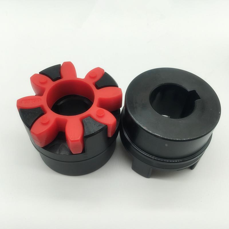 XL星型梅花弹性联轴器爪式联轴器45号圆钢ML大扭矩连轴器带键槽