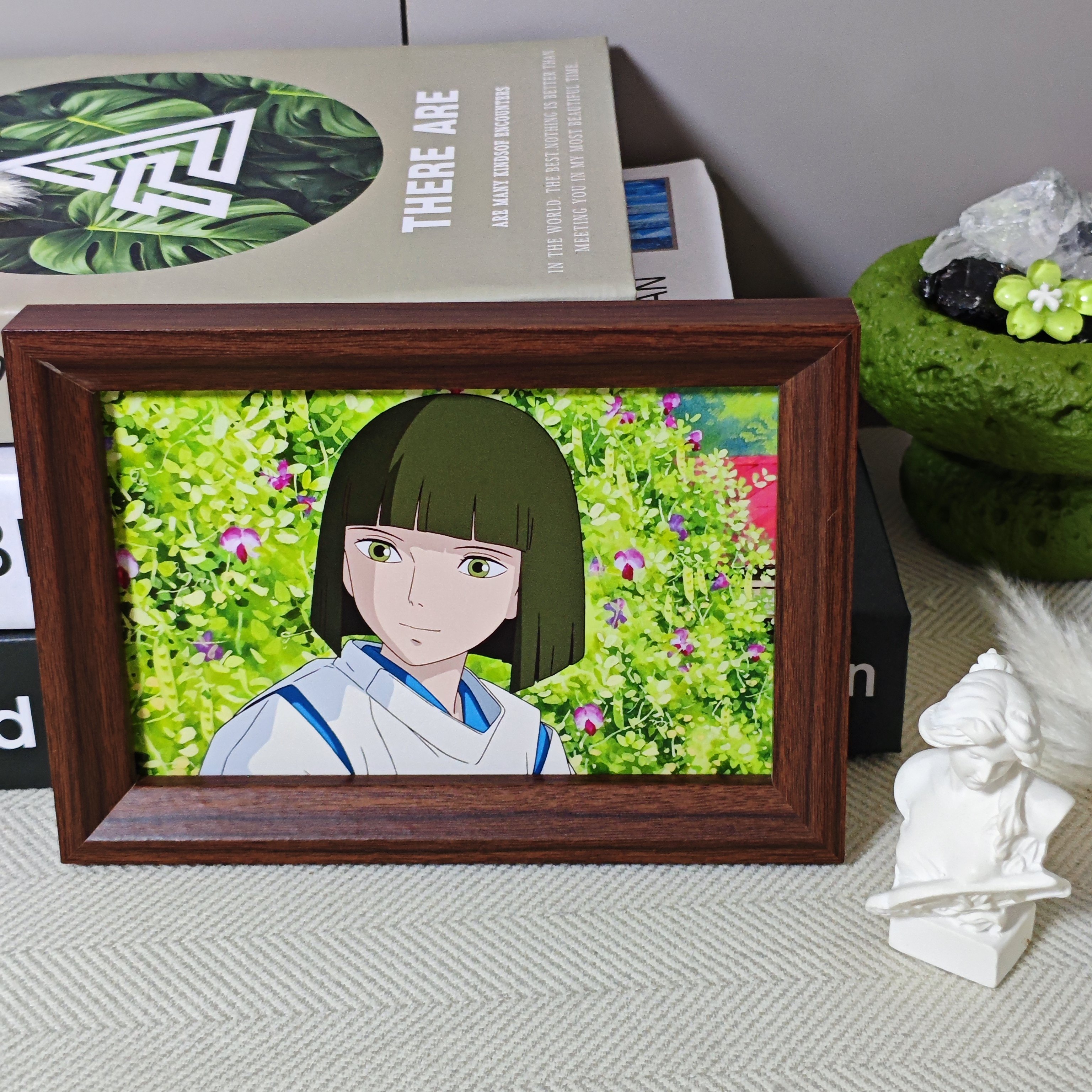 千与千寻琥珀川白龙少年相框