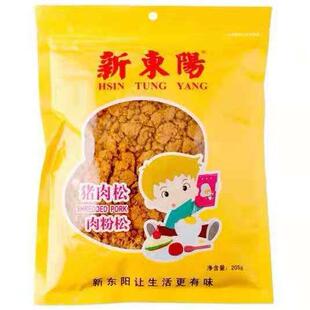 新东阳肉松原味肉粉松205g/袋装开袋即食寿司拌饭休闲零食