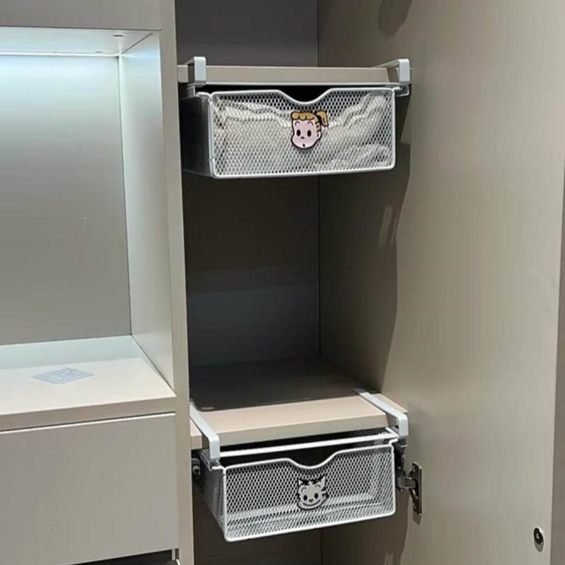 【新家的100个快递】衣柜下挂篮抽屉式置物架内衣袜子神器挂式