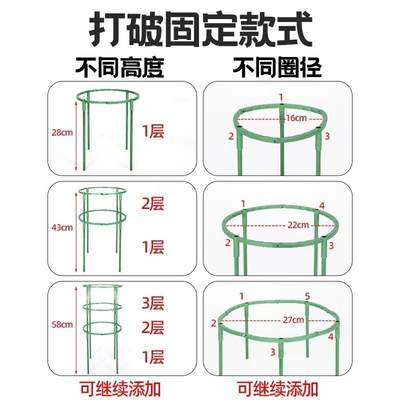 瓶花架子室内家蟹兰花架支用架杆支爪撑圈客WZE厅花盆架花支架支