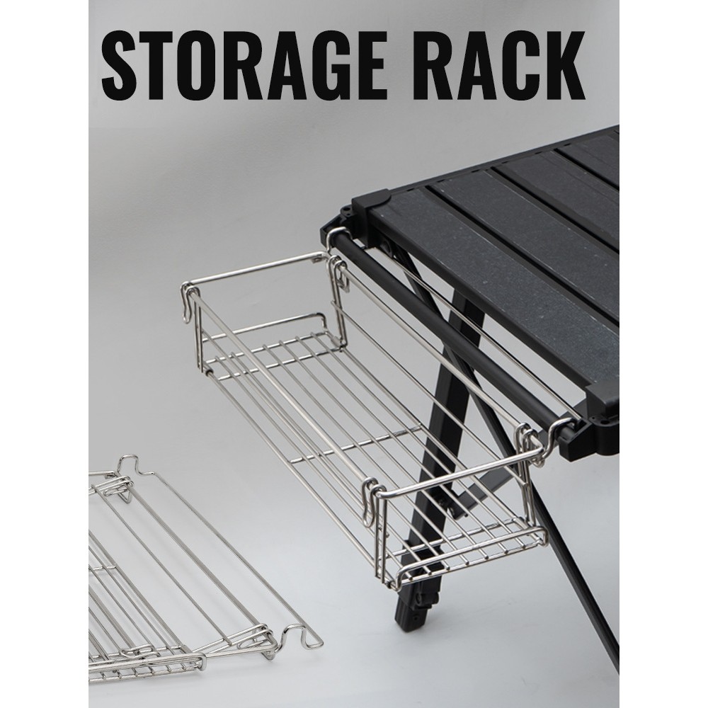 CLS户外铝板桌侧挂网IGT桌拓展支架置物架折叠桌延伸挂篮折叠挂架