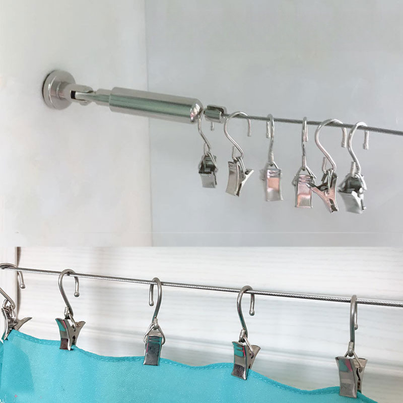 窗帘拉帘铁丝 室内挂窗帘钢丝绳 挂线窗帘夹挂道线拉绳阳台家夷陵,商业/办公家具,挂钩,淘宝优惠券,粉丝福利购,淘宝优惠卷