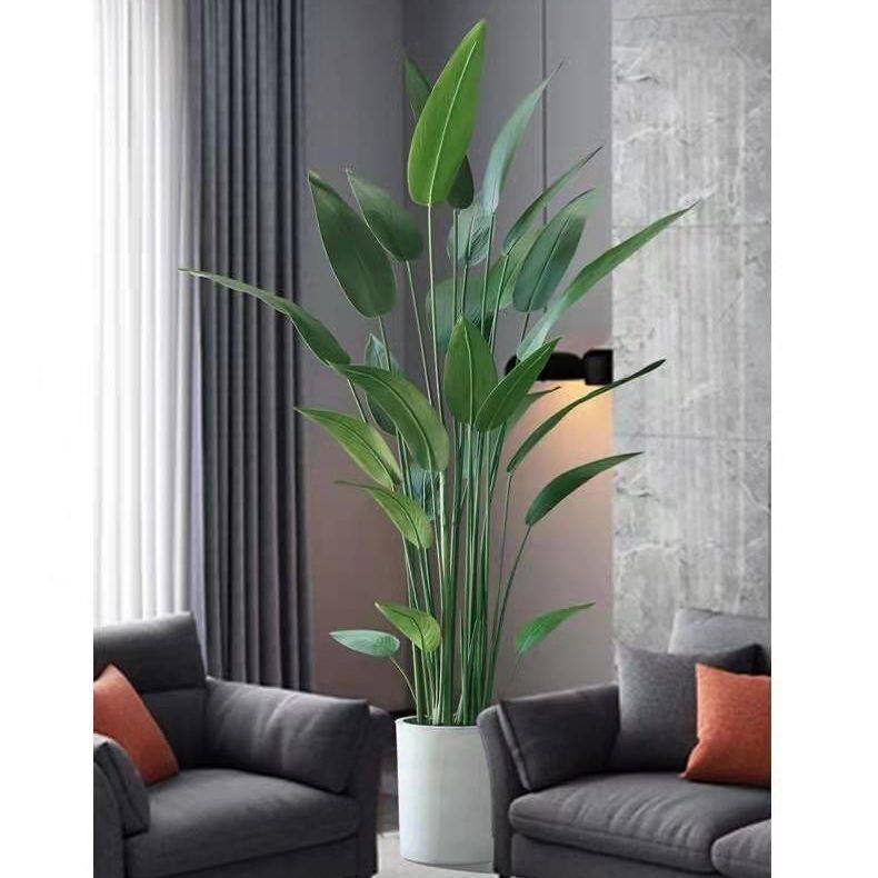 简约北欧仿真植物落地天堂鸟盆景室内装饰假盆栽绿植摆件旅人蕉树,家居饰品,仿真植物盆景,淘宝优惠券,粉丝福利购,淘宝优惠卷