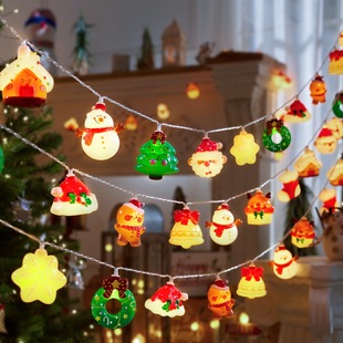 圣诞灯饰圣诞树灯氛围灯小灯串灯彩灯带圣诞节装饰灯场景布置2025