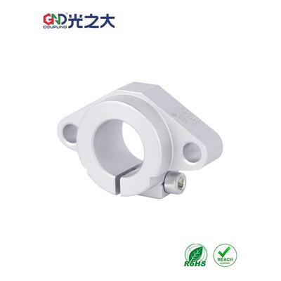 四强光轴直线支架固定座卧式铝支撑座SHF8 10 12 16 20 25 40 5