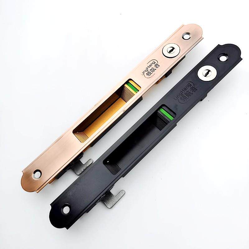 金钢网纱窗锁框中框钩锁隐形纱窗防盗锁纱窗锁90条形钩锁形纱窗锁