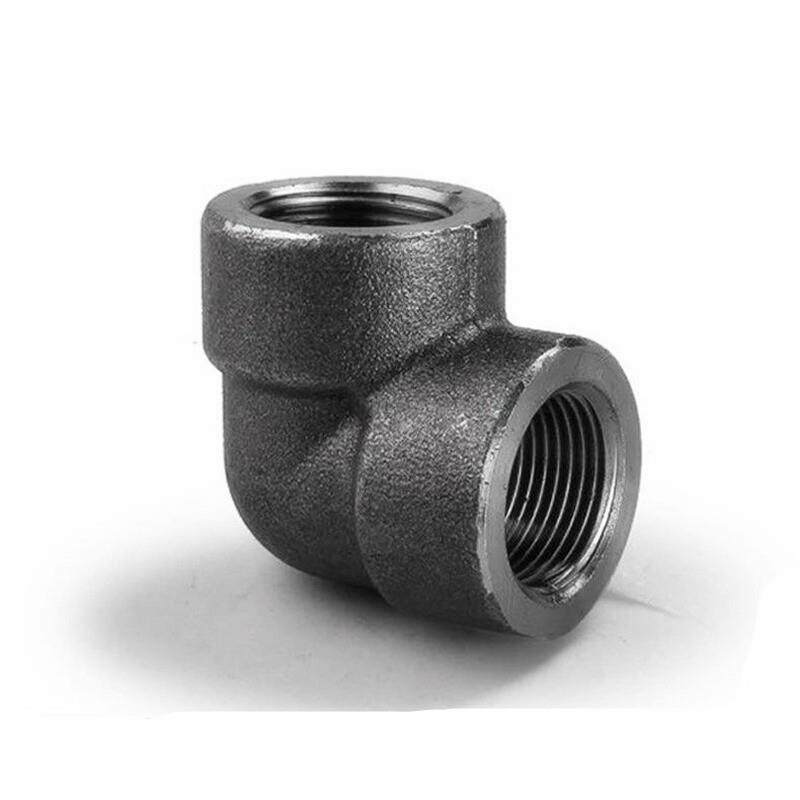 304承插焊弯头耐210KG高压管件3000LB锻造不锈钢90度316L承插弯头