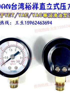 ISHAN裕祥YET-A2P2电动润滑泵3117C0101压力表B2P2油泵油压表C2P2