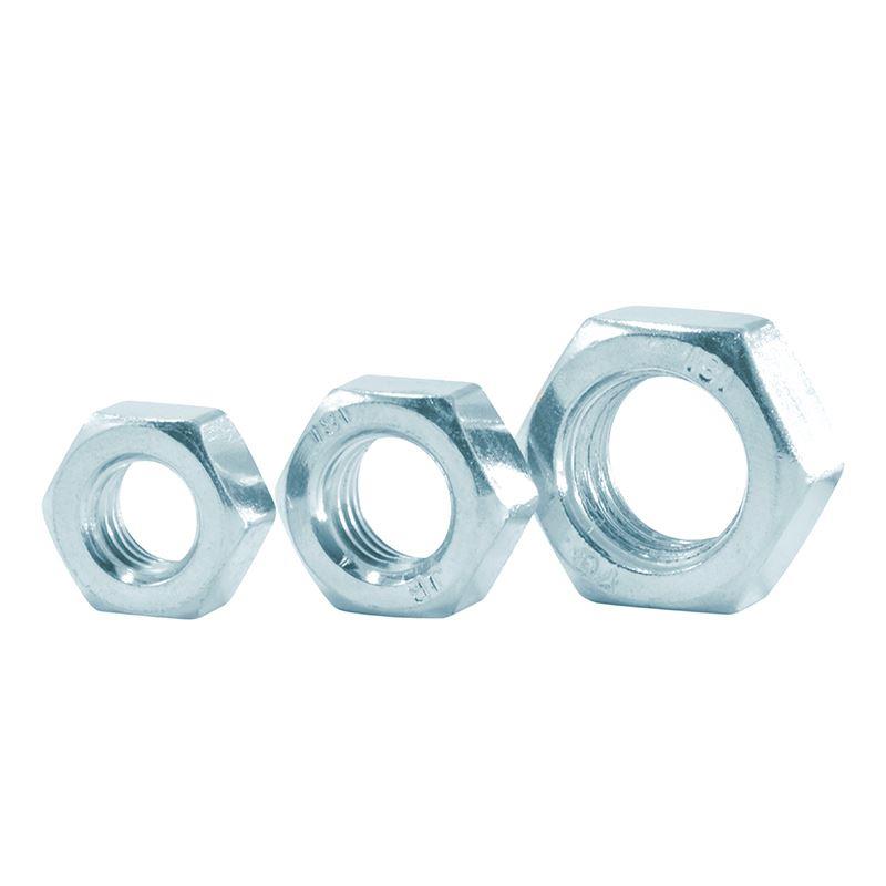 8.8级镀锌六角螺母螺帽螺栓螺丝帽大全M2M3M4M5M6M8M10M12M24