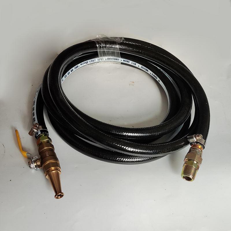 搅拌车喷水枪头四胶四线高压管搅拌车洗车水管水泥罐车管园林水管