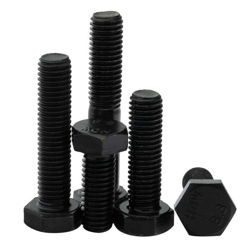 8.8级外六角螺丝螺母套装大全高强度组合螺栓螺钉M6M8M10M12-M16