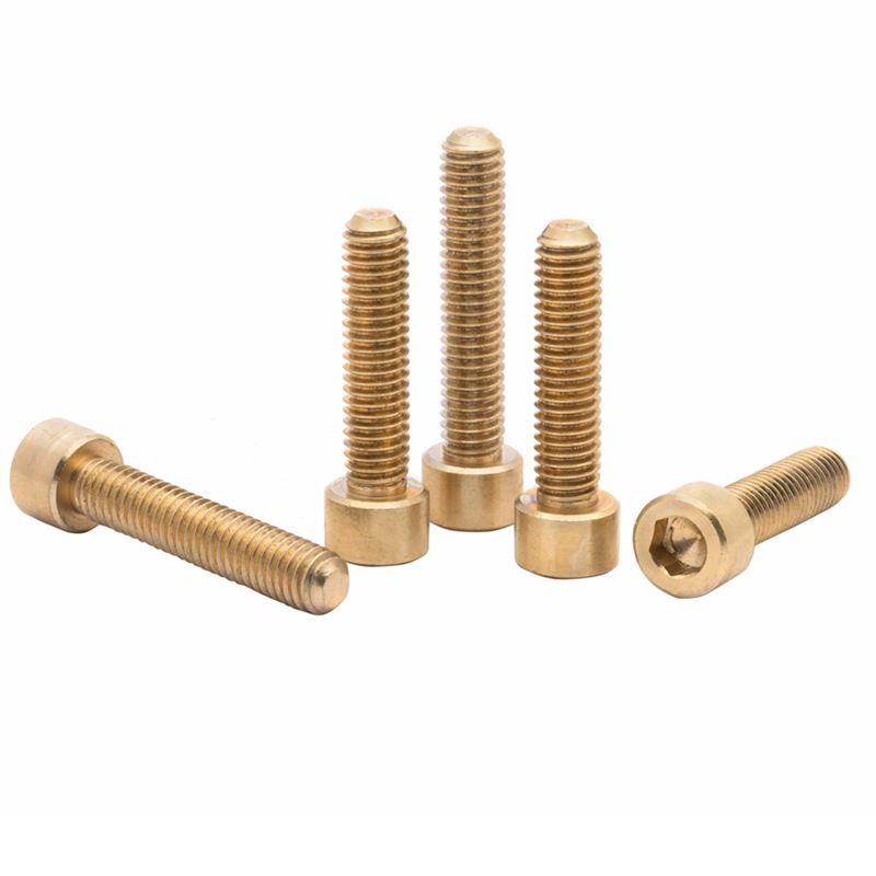 黄铜内六角螺丝圆柱头内六角螺栓杯头螺钉M2M2.5M3M4M5M6铜内六角