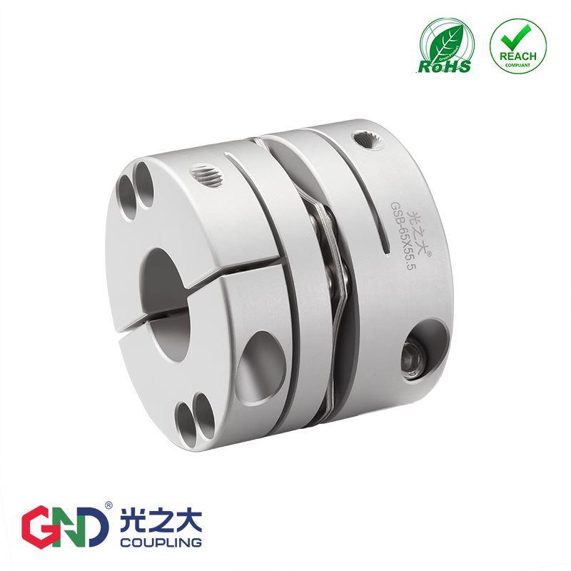 光之大铝合金GSB膜片联轴器刚性传动不锈钢弹性大扭矩精密连轴器