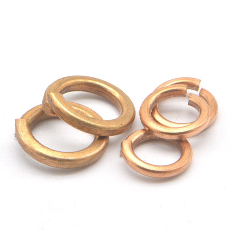 铜弹垫 开口弹簧垫圈 黄铜垫片弹性垫圈M2M3M4M5M6M8M10M12M14M16