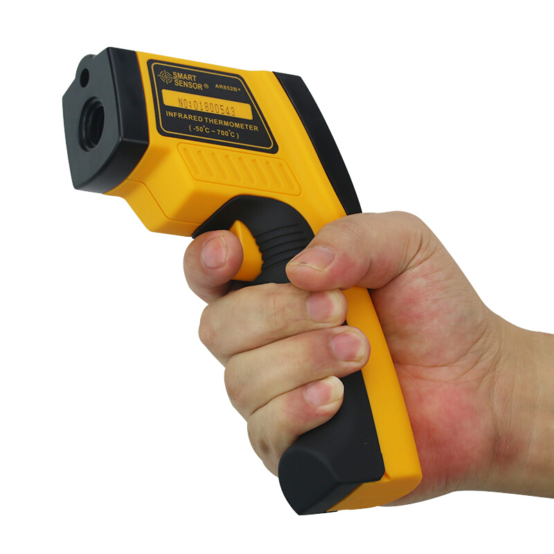 。希玛AR842A高精度红外测温仪工业手持式高温检温枪电子温度计包