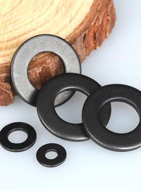 8级黑色平垫片发黑加大垫圈M2M3M4M6M8M12M14M16M18M20M24M27M30