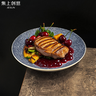 摆盘 创意餐具星空洛克碗酒店会所餐厅家用凉菜