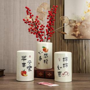 花瓶存钱罐只进不出储钱罐大容量纸币储蓄罐创意装 2024年新款 饰品
