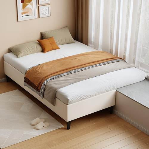 实木无床头排骨架床飘窗拼接床1.2m小户型省空间儿童床可定制尺寸