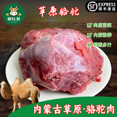 新鲜骆驼肉 内蒙骆驼腿肉 整只原切骆驼散养正宗骆驼脂驼峰非全瘦