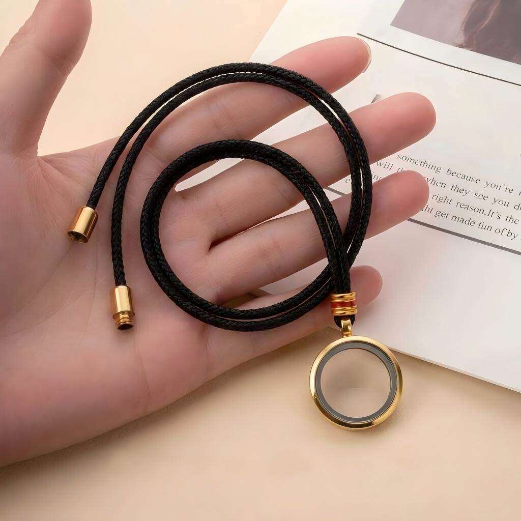 老铺同款嘎乌盒圆形金币盒子挂绳放唐卡金币金豆生肖纪念币保护壳