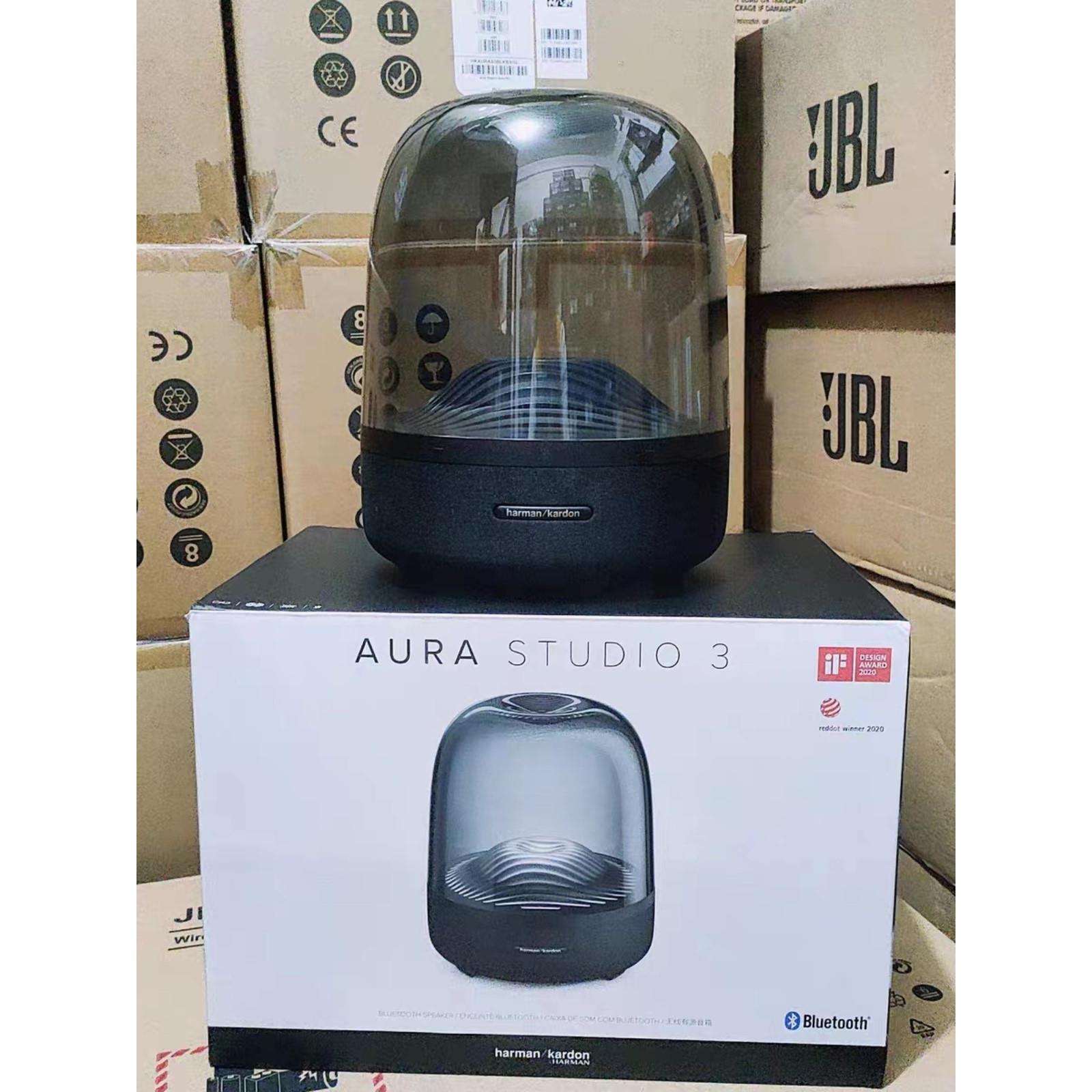 哈曼卡顿琉璃三代音箱AURA STUDIO3代水晶4重低音桌面蓝牙音响2代