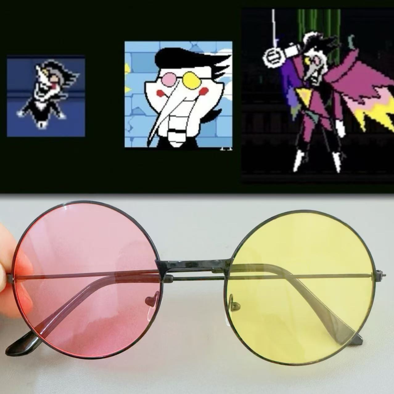 三角符文斯潘顿cos眼镜