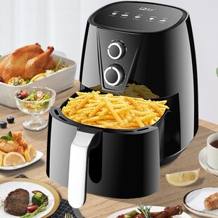 AutomAtic Air 极速6L FuLL Fryer AirFryer oiL LArge Free pAn