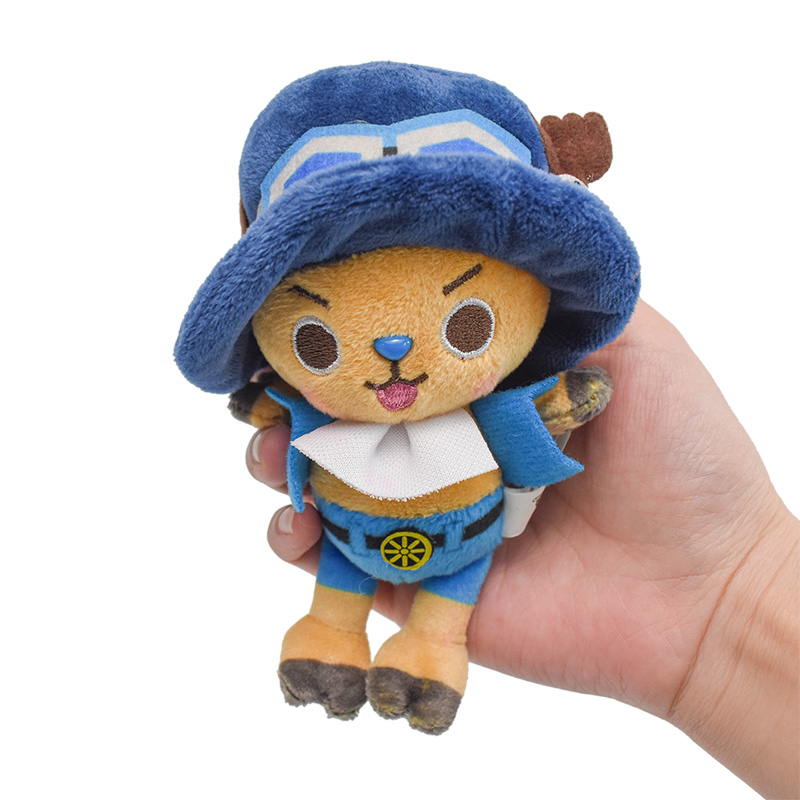 推荐One Piece Plush Toys Luffy Chopper Sabo 10cm Plush Doll-封面