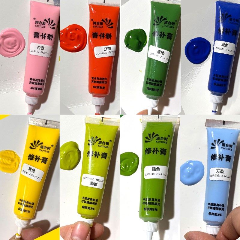 热销木器修补膏实木补漆膏划痕钉眼缝隙补伤膏钉眼膏环保橱柜地板
