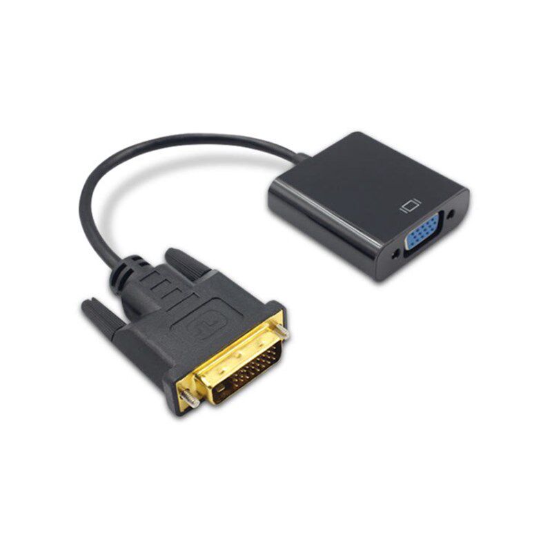 热销24+1DVI转VGA转接头转换线 公DVI转母VGA24+5显卡连显示器DVI