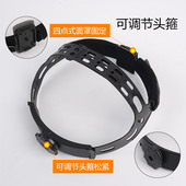 热销自动变光电焊防护罩脸部焊工烧焊帽头戴式 电焊面罩氩弧焊面部