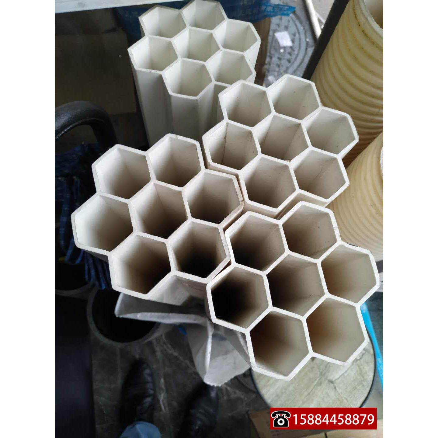 七孔格栅穿线管通信管七孔梅花管pvc七孔格栅管电力管电缆hdpe