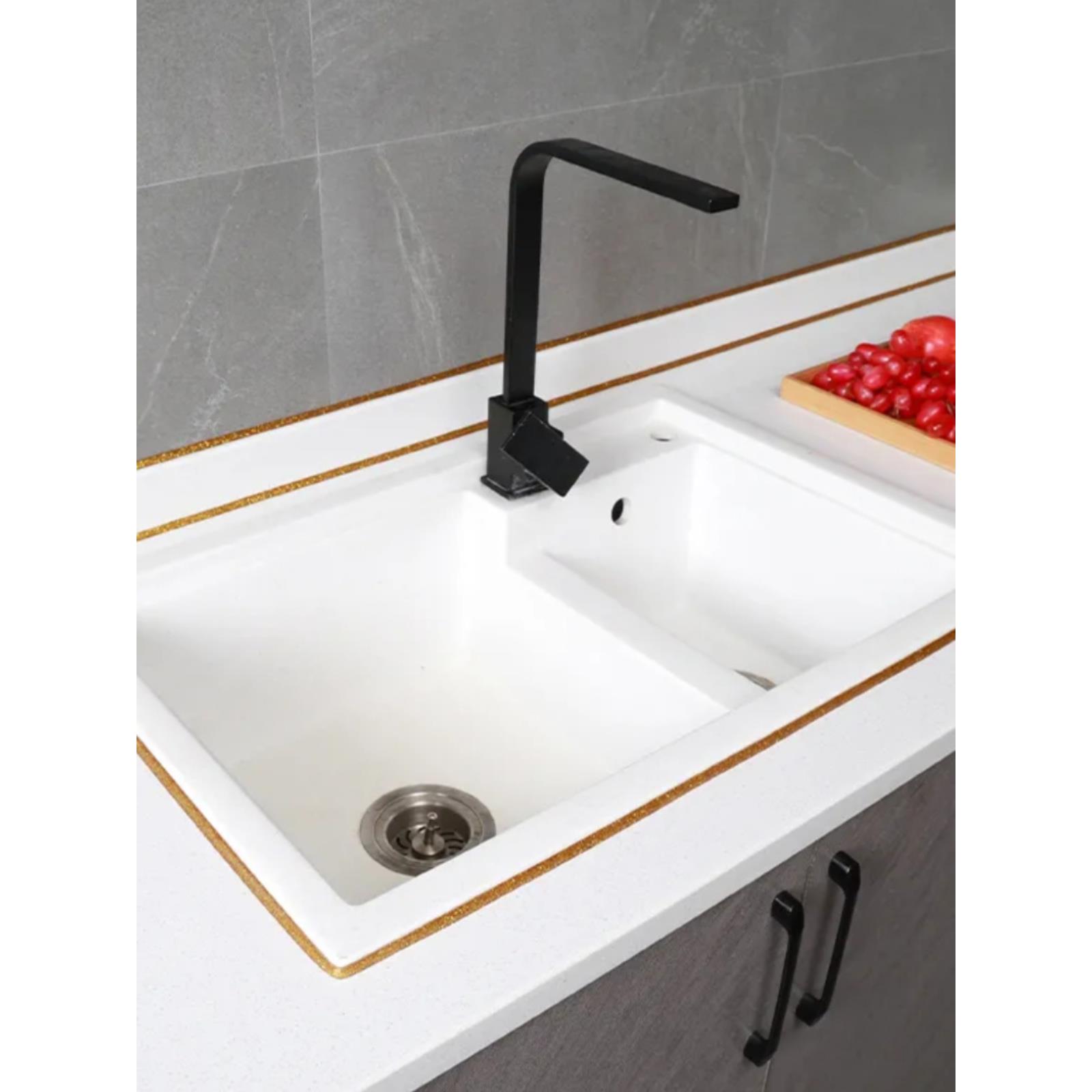 厨房防霉防水密封胶带厨卫水槽封边缝隙水池美缝贴卫生间贴条自粘