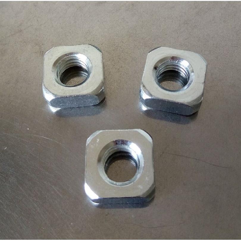 304不锈钢四方螺母方型方形螺帽铝型材M3M4M5M6M8M10M12DIN557