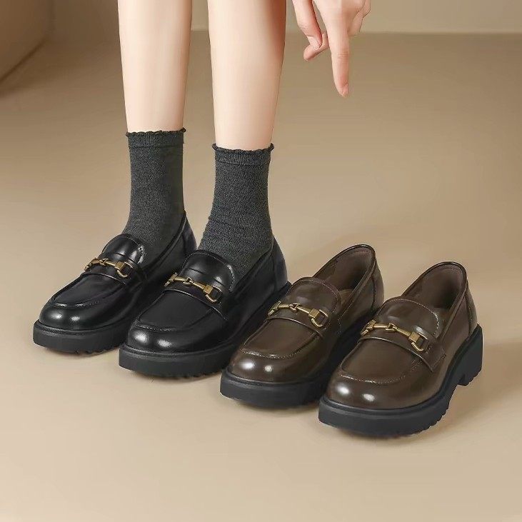 【维也娜老赵专享】TT98002新款软底软面链条扣简洁百搭乐福鞋,女鞋,乐福鞋（豆豆鞋）,淘宝优惠券,粉丝福利购,淘宝优惠卷