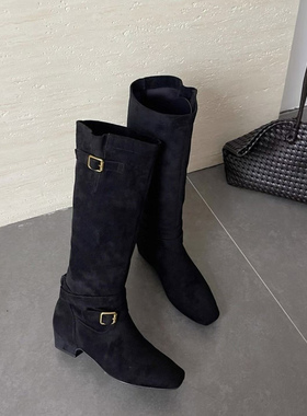 【维也娜老赵专享】AAL1079-7冬季新款休闲韩版高靴