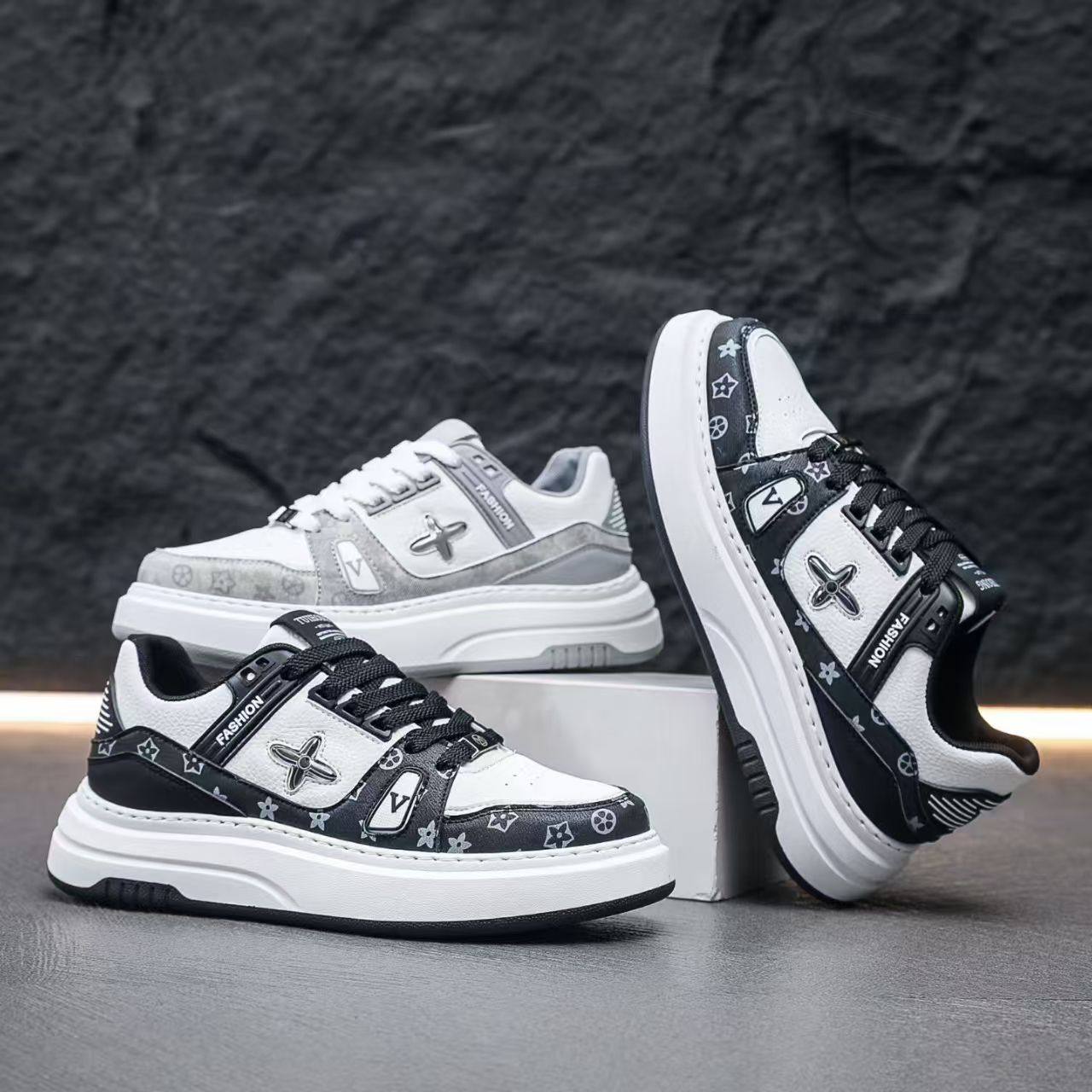 HM2523新款时尚百搭厚底休闲鞋,流行男鞋,德训鞋,淘宝优惠券,粉丝福利购,淘宝优惠卷