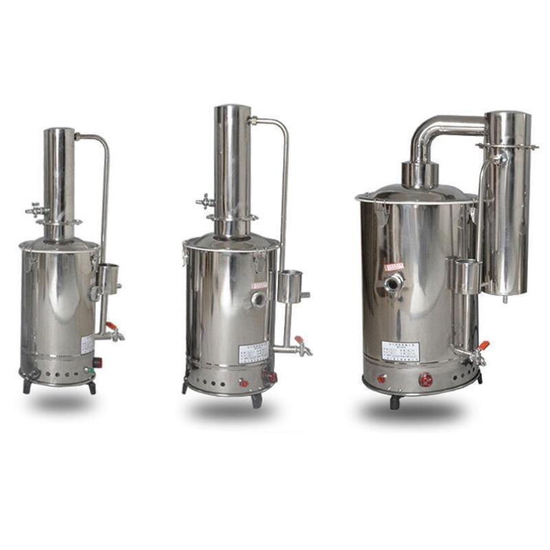 蒸馏水机家用实验室不锈钢蒸馏水器10升电热蒸馏水发生器YAZD/HS