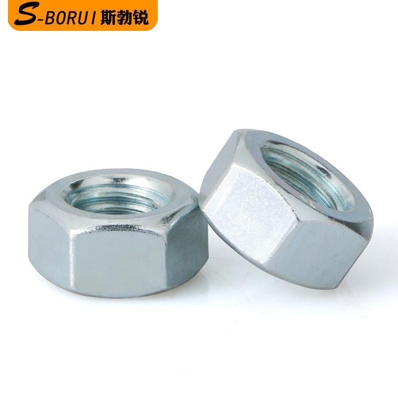 4.8级镀锌六角螺母M2M3M3.5M4M5M6M8M10M12M14M16M18M20M22M24