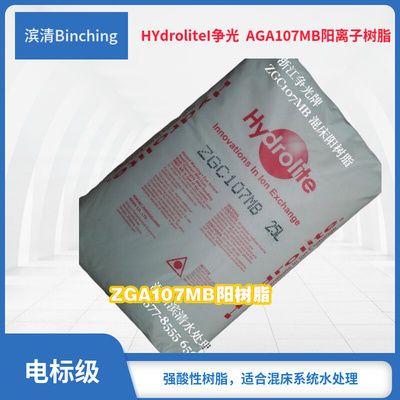 。争光牌Hydrolite ZGC107MB混床用阳离子树脂 强酸性 高纯水25L/