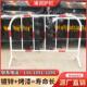 白红铁马护栏镀锌管临时施工围栏道路可移动隔离栏不锈钢黄黑市政