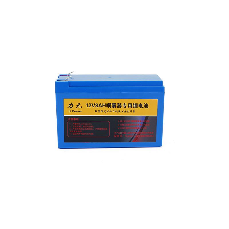 电动池喷雾器件大全12V1008锂配电池喷药机电瓶A大容量专用蓄电铅图片