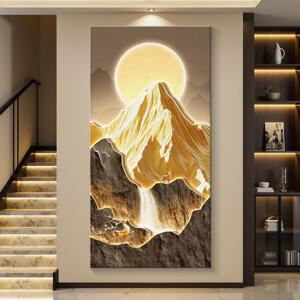 画轻画奢入户进门玄关过装饰走廊道挂画壁现代JK-6521-简约高级感
