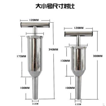 灌肠不锈钢手动家用灌肠机 器推腊肠器做香MZD-5香手肠工具自制灌
