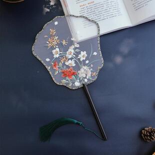 【团OKX扇】扇古风海棠中国风古风汉服扇舞团蹈跳舞绣花刺绣古风