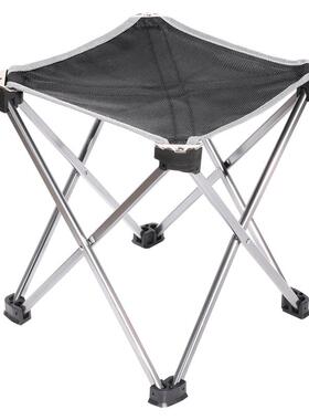 户外折椅可AK1165--携马扎营叠野餐铝合金凳子露野营钓鱼小板凳靠