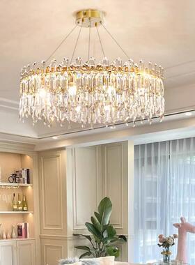 光简豪华大气客厅晶豪灯202OXS4全水新创意华卧室灯单现代餐厅吊